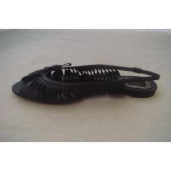 CHRISTIAN DIOR Black Samourai Flats Size 39.5 EUR New in Box - Picture 2 of 9